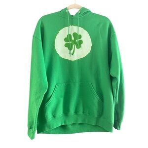 Green Clover Unisex Hoodie - Care Bear Good Luck Bear